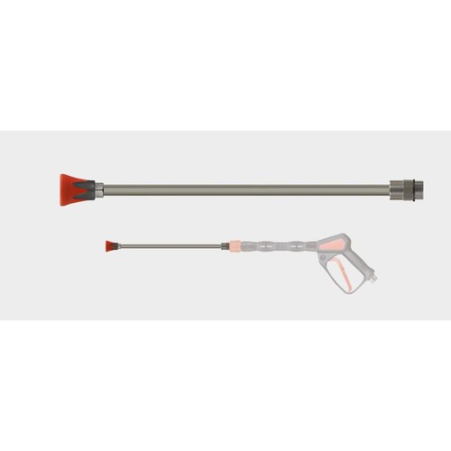 H�chstdruckstrahlrohr ST-3600, L=400 mm, E=M24 AG NPT, A=D�senschutz ST-10, max. 600 bar, max. 150-C, Edelstahl 