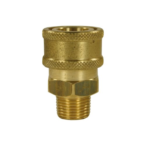 Schnellkupplung SP-20, DN=8mm, E=3/8 AG, max. 150bar, max. 100-C, Messing