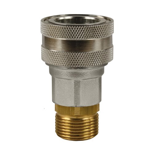 Schnellkupplung R+M, DN=10mm, E=M22 AG, max. 250bar, max. 150-C, Messing vern.