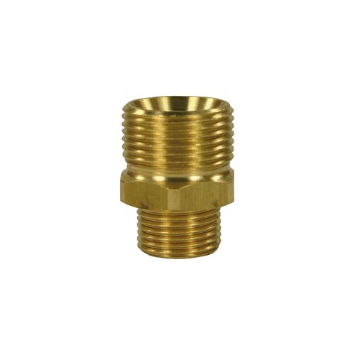 Gegennippel M22 AG auf 3/8 AG, max. 400bar, Messing