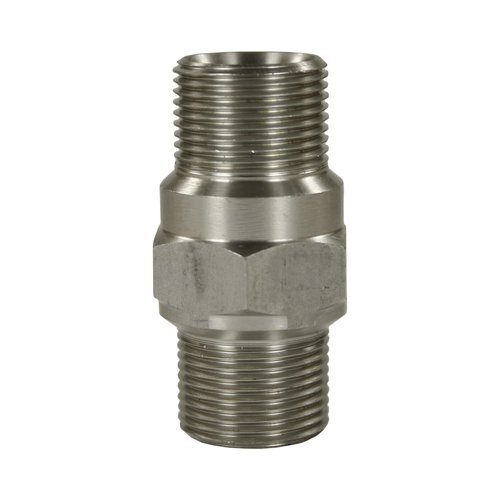 Schlauchverbinder M22 AG auf M22 AG, max. 400bar, Edelstahl, SW 27