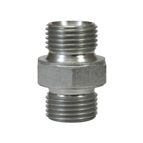 Doppelnippel 3/8 AG, max. 500bar, 35mm lang, Stahl verzinkt