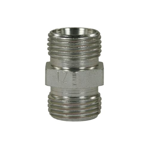 Doppelnippel M18x1,5 als Verbinder, Stahl verzinkt