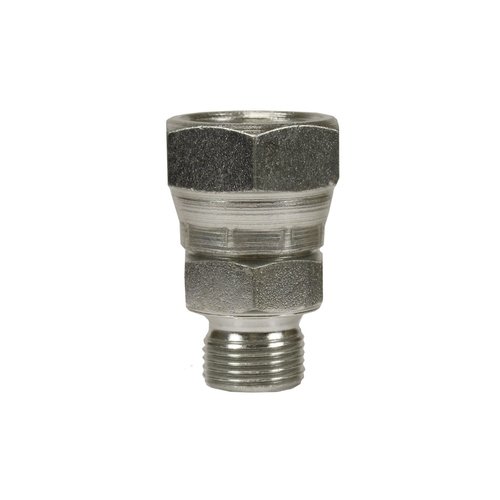 �berwurfverschraubung 1/2 AG - 1/2 IG, max. 200bar, Stahl verzinkt