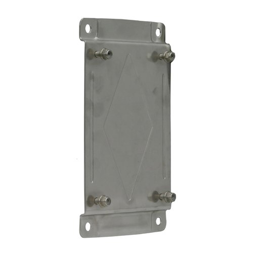 Befestigungsplatte f�r Aufroller mit 21m Fassungsverm�gen, Edelstahl