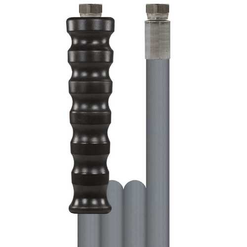 Schlauch 1SN-06 Grau 4 M.DKR 1/4 + | 1xGKS Schwarz