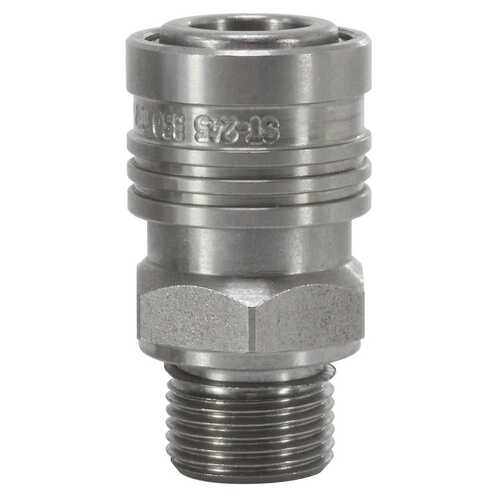 Kupplung ST-245 3/8AG Edelstahl