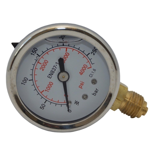 Manometer 63 mm 1/4AG Edelstahl Glyzeringed�mpft