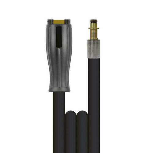 Hochdruckschlauch 1SN Schwarz, DN 8, max. 250 bar, glatte Decke, Handverschraubung lang