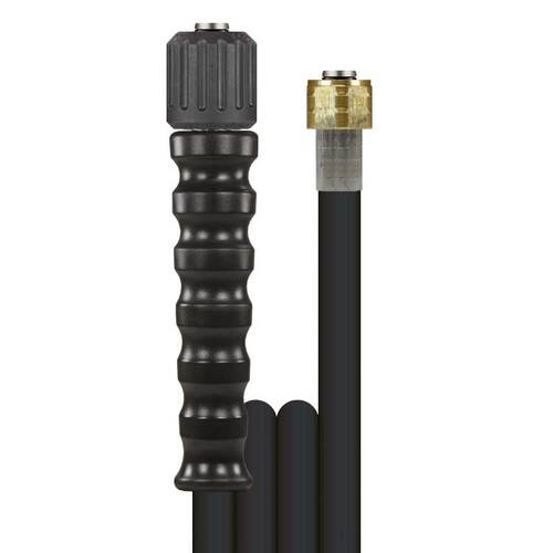 Hochdruckschlauch 1SN Schwarz, DN 8, max. 250 bar, glatte Decke, M22 IG