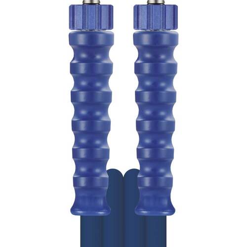Hochdruckschlauch mit Gleitkugeln 2SN Blau, DN 10, max. 400 bar, glatte Decke