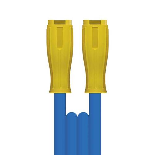 Hochdruckschlauch 2SC Schwarz, DN 8, max. 400 bar, gewickelte Decke, Handverschraubung lang 