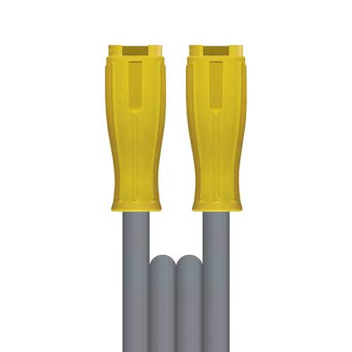 Hochdruckschlauch 2SC Schwarz, DN 8, max. 400 bar, gewickelte Decke, Handverschraubung lang 