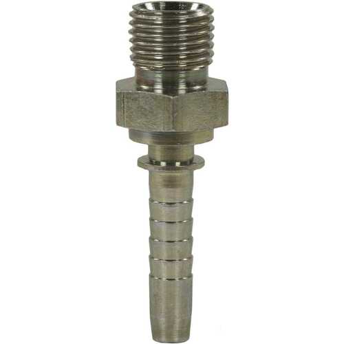 Pressnippel f�r Hochdruckschl�uche, gerade Ausf�hrung, leichte Baureihe