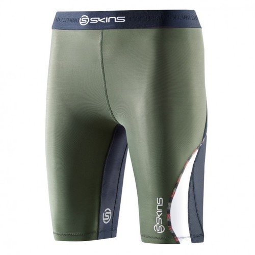 Skins DNAmic women�s half tights midnight/sage