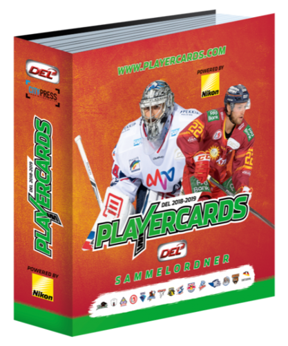 Playercards Saison 2018/2019 DEL Ordner