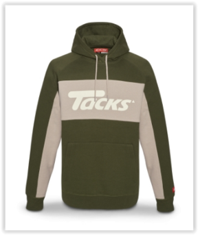 CCM Lifestyle Nostalgia Tacks Logo Fleece Hood SR 