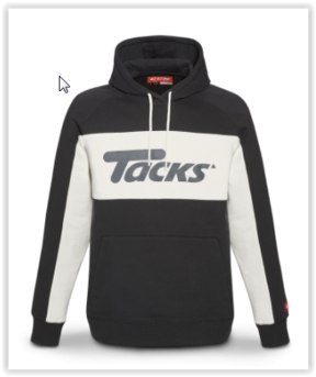 CCM Lifestyle Nostalgia Tacks Logo Fleece Hood SR 