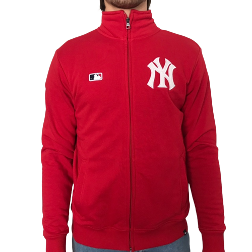 New York Yankees Embroidery Helix Track Jkt Herren 