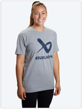 Bauer SS Crew Tee Core Lockup Senior