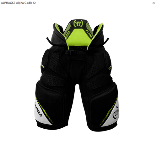 Warrior Alpha Girdle Senior