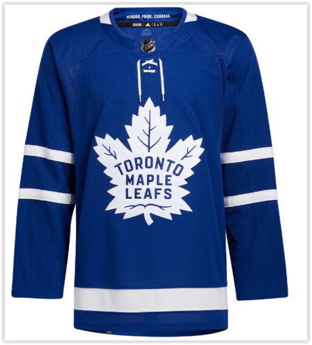 Toronto Maple Leafs adidas Authentic Primegreen NHL Trikot Home Blau