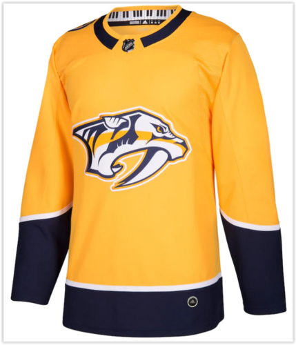 Nashville Predators adidas Authentic Pro Heimtrikot