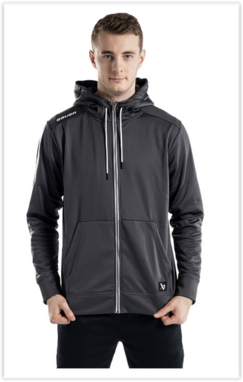 Bauer Fleece Zip Hoodie Team - Yth. 23