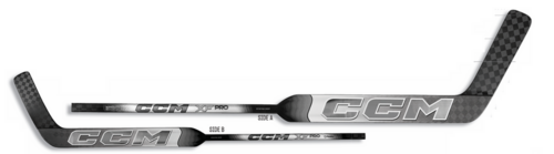 CCM XF PRO Composite Goalie Stick Intermediate 23 - Links SILBER
