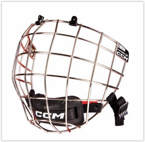 CCM FM 580 Gitter Face Mask Chrome