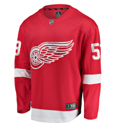 Fanatics Official Licensed Jersey Detroit Red Wings #53 SEIDER