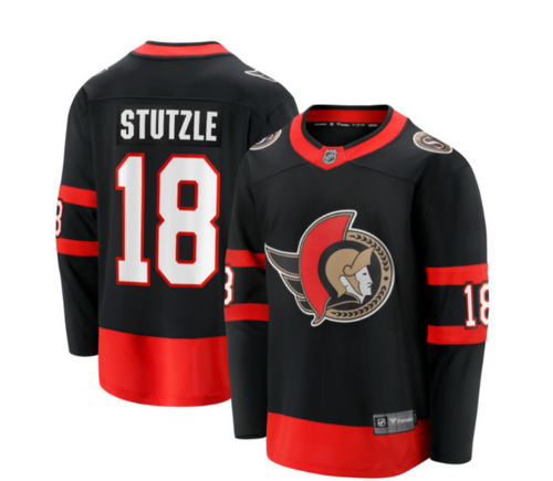 Fanatics Official Licensed Jersey Ottawa Senators #18 ST�TZLE
