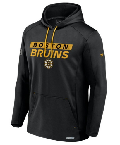 Fanatics Authentische Pro Rink Poly-Fleece-Pullover-Kapuze Boston Bruins Men