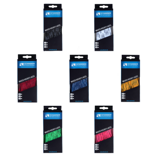 SCHANNER Eishockey-Schn�rsenkel gewachst