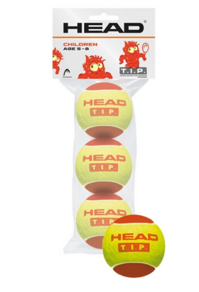 Tennisball HEAD 3B TIP Rot