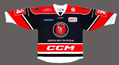 Metzen Trikot, Gr. 54, Eispiraten Crimmitschau # 74 VINNY  