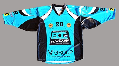 Metzen Trikots Eishockeyclub G�tzens Gr. 54  #28 STROBL