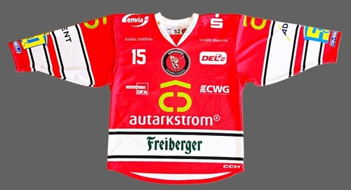 Metzen Trikot Eispiraten Crimmitschau Ole OLLEFF #15 