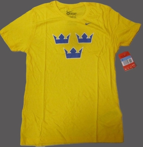 Nike IIHF Lady Team Shirt Schweden (Slim Fit)  -- LAGERFUND --