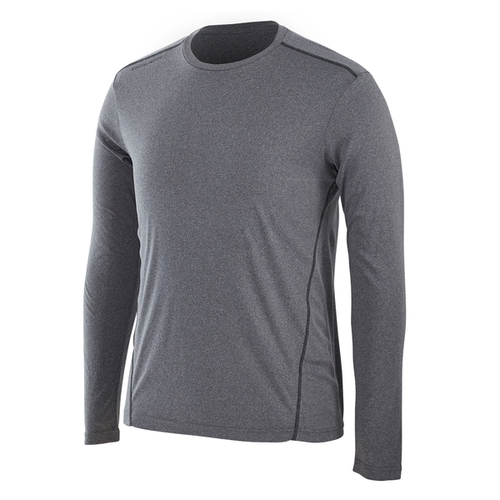 BAUER Team LS Tech Tee Vapor - grau - Sr.