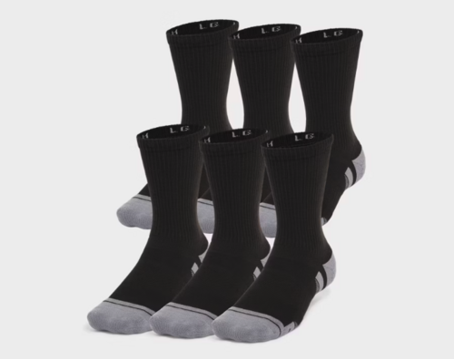 UA Performance Tech Crew Socken 6er-Pack Unisex - Artikelnr. 1386242