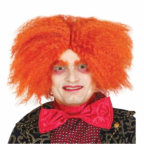 Hutmacher Per�cke orange M�rchen f�r Erwachsene