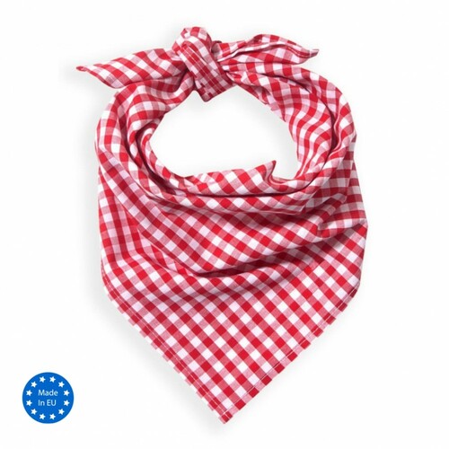Oktoberfest Halstuch rot-wei� kariert 105 x 45 cm Tracht