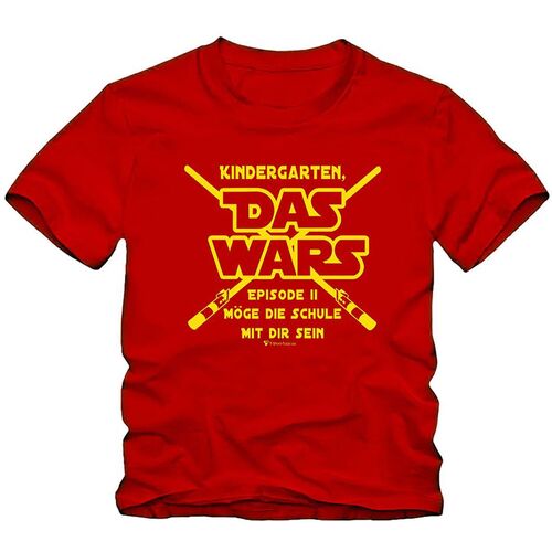 Schulanfang T-Shirt Kindergarten Das Wars Rot Zuckert�te f�r Kinder