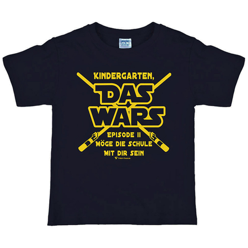 Schulanfang T-Shirt Das wars schwarz f�r Kinder