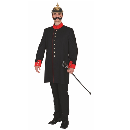 Preu�ische Uniform Jacke schwarz f�r Herren