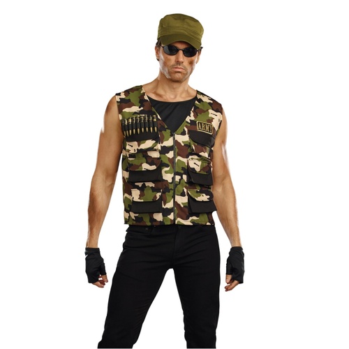 Milit�r Kost�m Mick Army f�r Herren