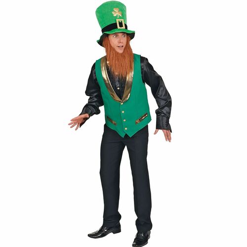 St. Patricks Day Weste gr�n f�r Herren