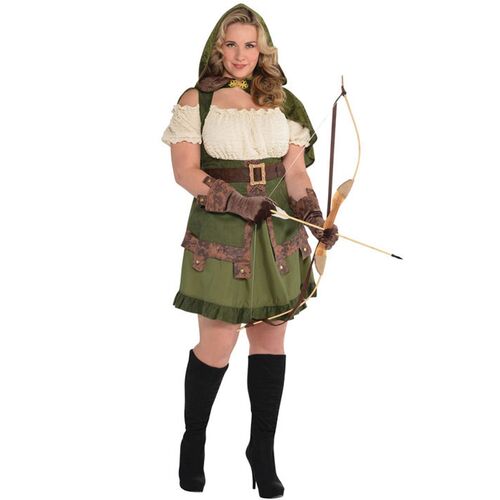 Robin Hood Kost�m J�gerin des Waldes f�r Damen 
