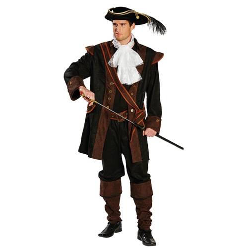 Piraten Kostüm deluxe für Herren - Kolonial Kollektion